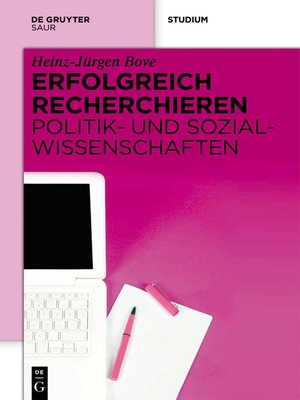 cover image of Erfolgreich recherchieren--Politik- und Sozialwissenschaften